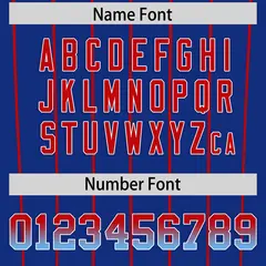 Royal Arlington City Silhouette Baseball Jersey 4