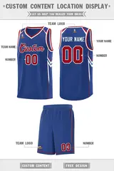 Royal Arrow Graffiti Sports Uniform Basketball Jersey 5
