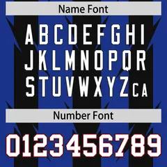 Royal Black Razr Stripe Graffiti Pattern Flag Football Jersey 4