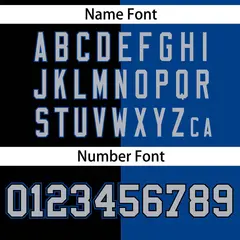 Royal Black Stripe-Solid Combo Authentic Baseball Jersey 4