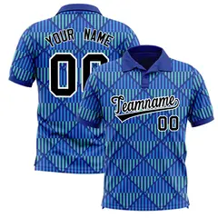Royal Blue Lingge Sunshine Team Polo Shirts