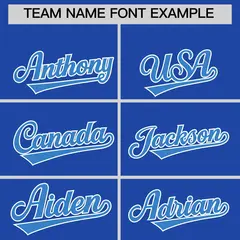 Royal Blue Powder Blue Raglan Full-Snap Varsity Faux Leather Letterman Jacket 3