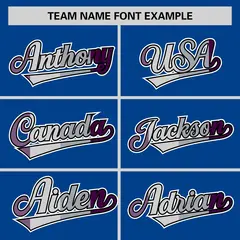 Royal Blue Pride Month Classic Baseball Jersey 3