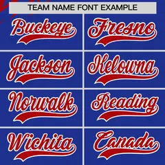 Royal Blue Red Royal Reversible Baseball Jersey Lightning & Graffiti Pattern 6