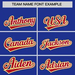 Royal Blue White Red American Flag Graffiti Split Independence Day Baseball Jersey 3