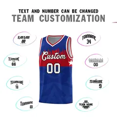Royal City Silhouette Pattern Basketball Uniform Jersey 4
