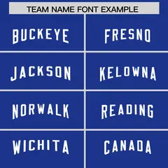 Royal Classic Style American Football Jersey 3