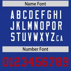 Royal Classic Style American Football Jersey 4