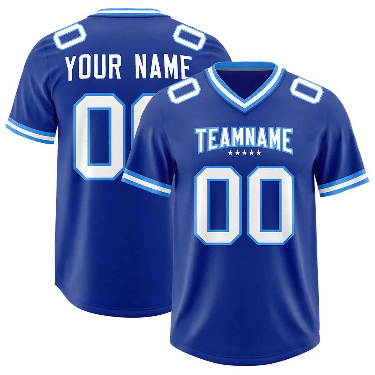 Royal Classic Style American Football Jersey