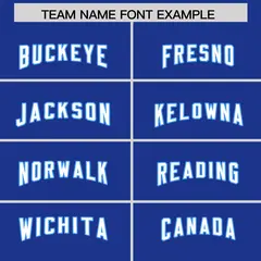 Royal Classic Style American Football Jersey 3