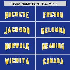 Royal Classic Style American Football Jersey 3