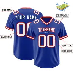 Royal Classic Style American Football Jersey 2
