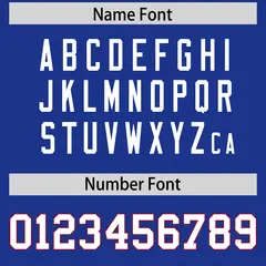 Royal Classic Style American Football Jersey 4
