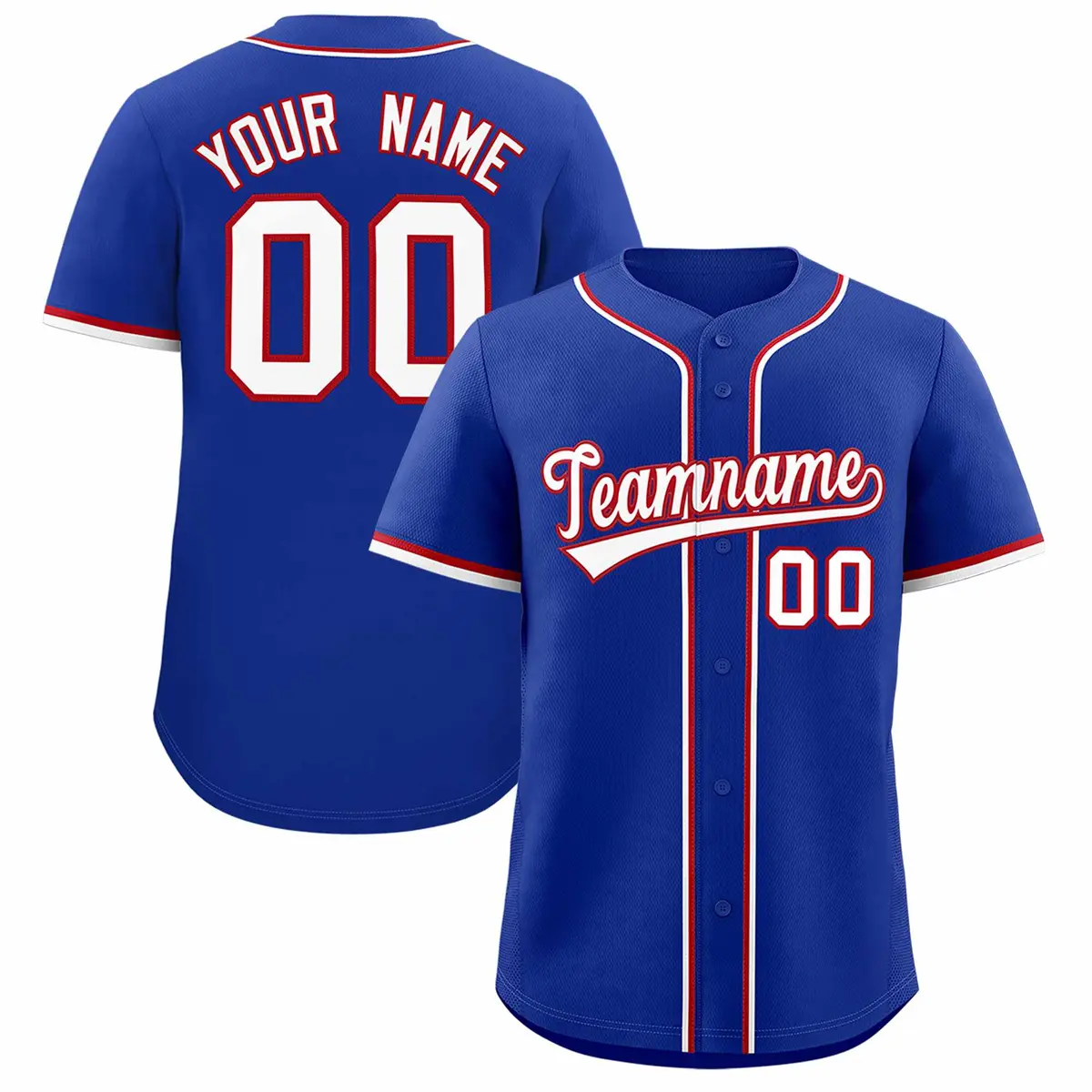 Royal Classic Style Authentic Baseball Jersey