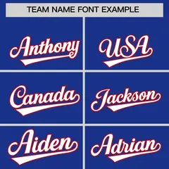 Royal Classic Style Authentic Baseball Jersey 3
