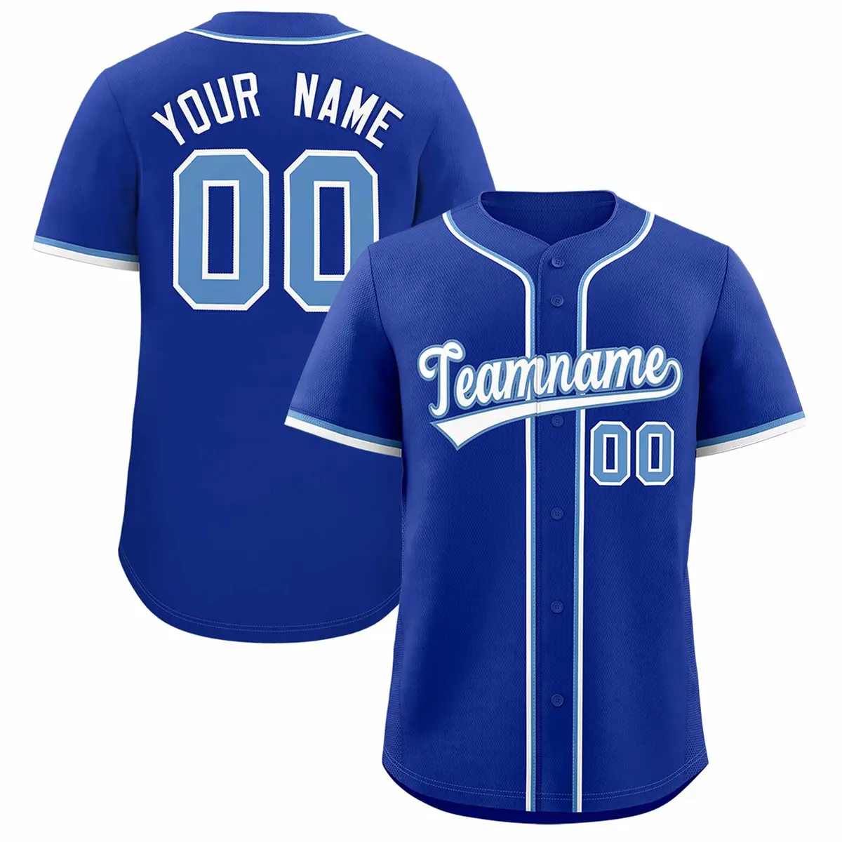 Royal Classic Style Authentic Baseball Jersey