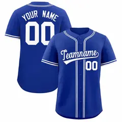 Royal Classic Style Authentic Baseball Jersey 1