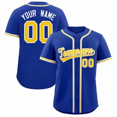 Royal Classic Style Authentic Baseball Jersey 1