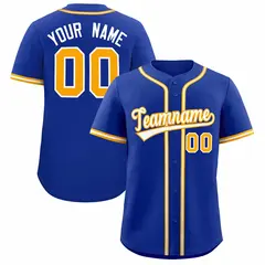 Royal Classic Style Authentic Baseball Jersey 1