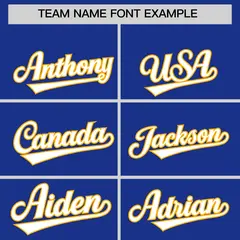 Royal Classic Style Authentic Baseball Jersey 3