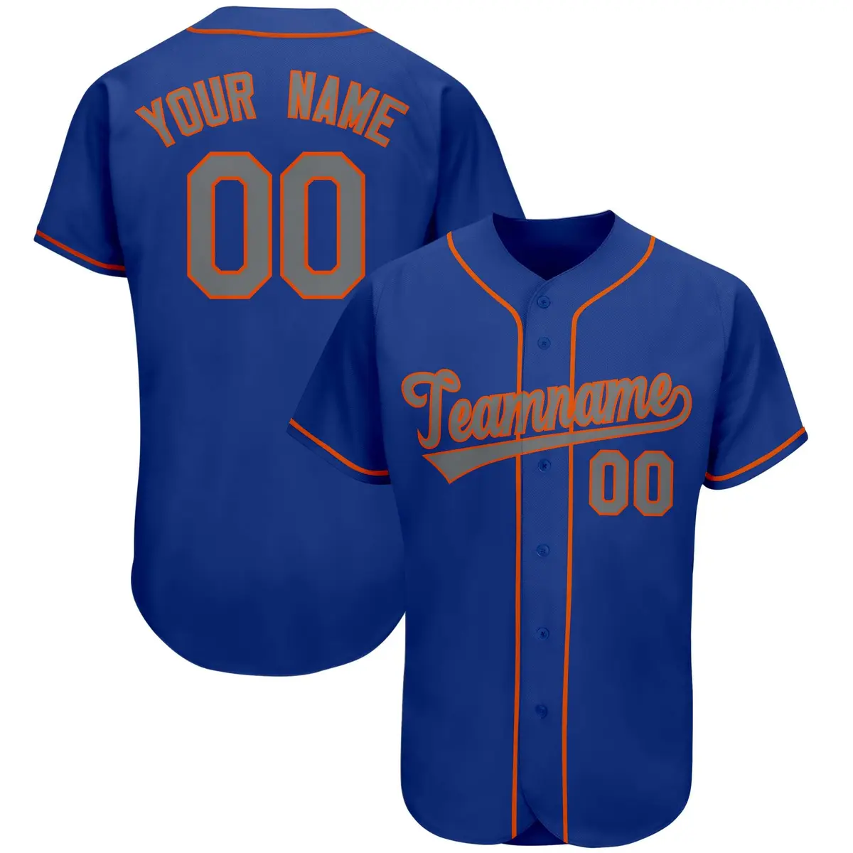 Royal Classic Team Style Authentic Baseball Jersey