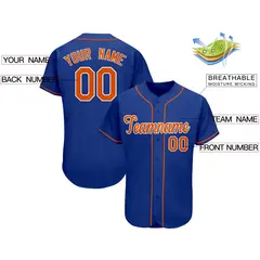 Royal Classic Team Style Authentic Baseball Jersey 2