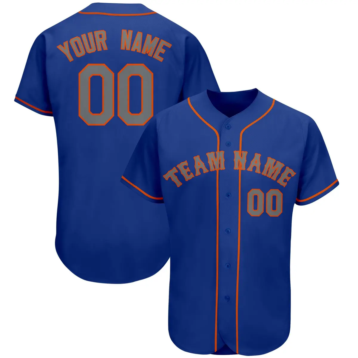 Royal Classic Team Style Authentic Baseball Jersey