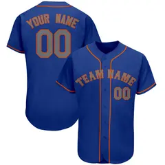 Royal Classic Team Style Authentic Baseball Jersey 1
