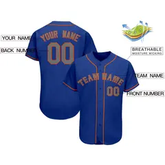 Royal Classic Team Style Authentic Baseball Jersey 2