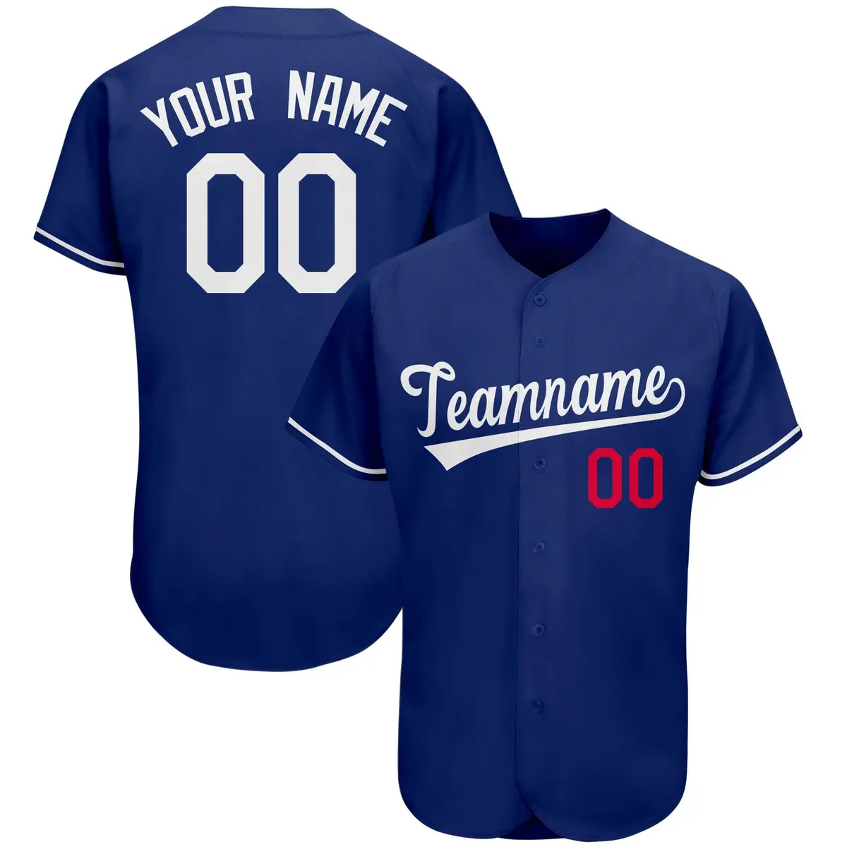 Royal Classic Team Style Authentic Baseball Jersey