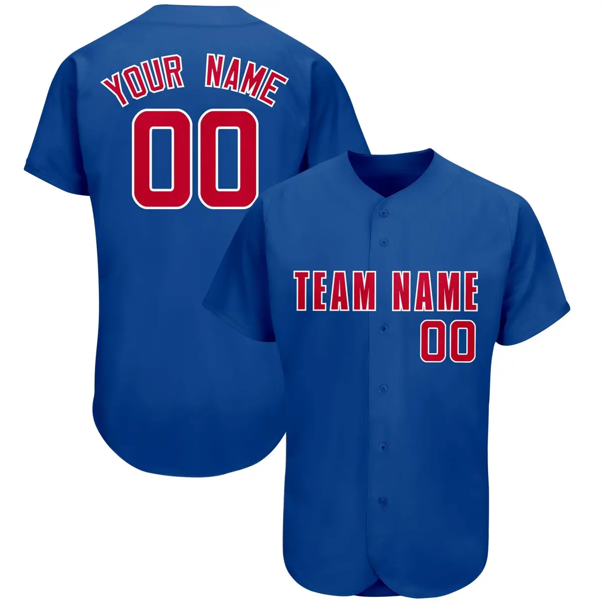 Royal Classic Team Style Authentic Baseball Jersey