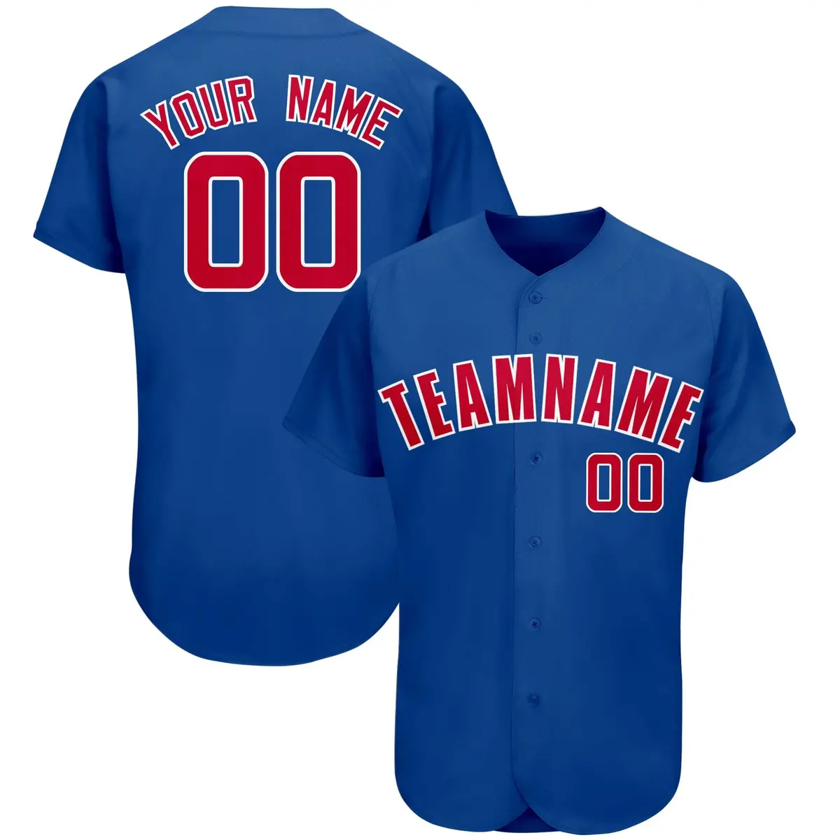 Royal Classic Team Style Authentic Baseball Jersey
