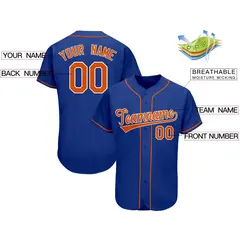Royal Classic Team Style Authentic Baseball Jersey 2