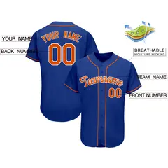 Royal Classic Team Style Authentic Baseball Jersey 2
