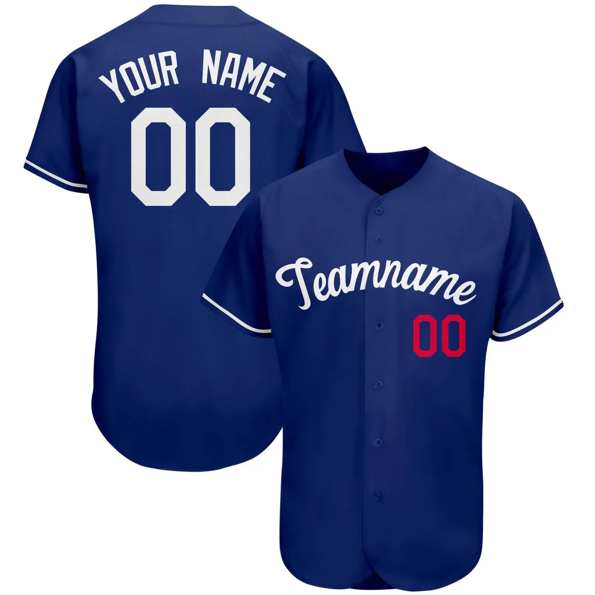 Royal Classic Team Style Authentic Baseball Jersey