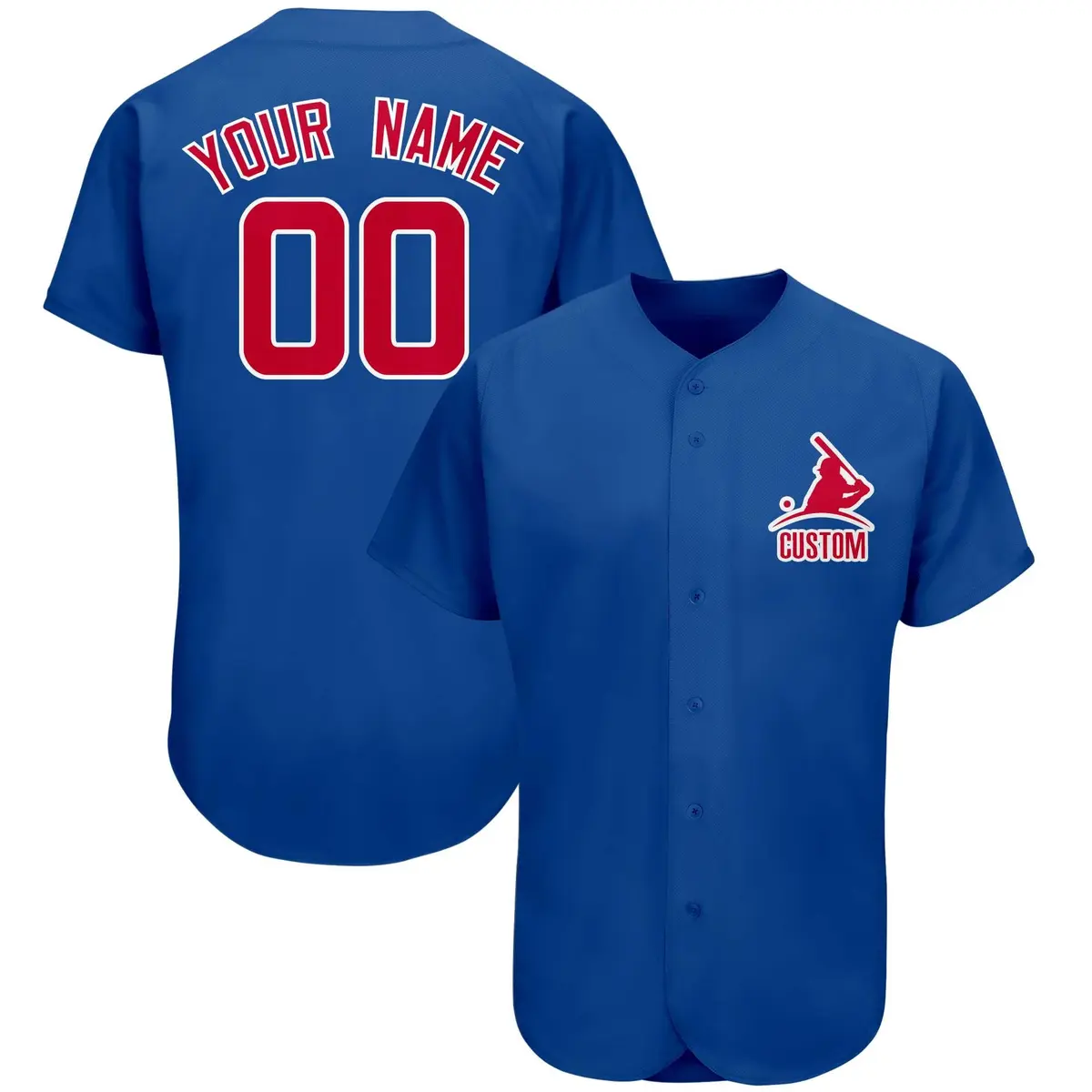 Royal Classic Team Style Authentic Baseball Jersey