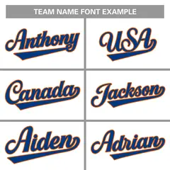 Royal Classic Team Style Stripe Authentic Baseball Jersey 4