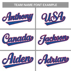 Royal Classic Team Style Stripe Authentic Baseball Jersey 4