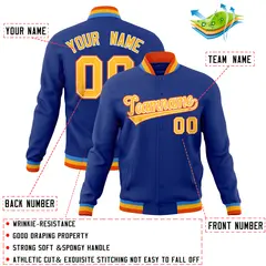 Royal Classic Varsity Full-Snap Letterman Baseball Jacket 4