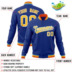 Royal Classic Varsity Full-Snap Letterman Baseball Jacket 4
