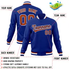 Royal Classic Varsity Full-Snap Letterman Baseball Jacket 4