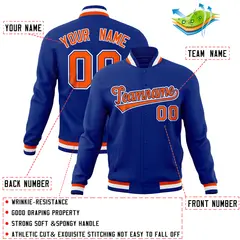 Royal Classic Varsity Full-Snap Letterman Baseball Jacket 4