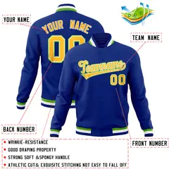 Royal Classic Varsity Full-Snap Letterman Baseball Jacket 4