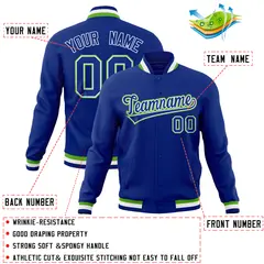 Royal Classic Varsity Full-Snap Letterman Baseball Jacket 4