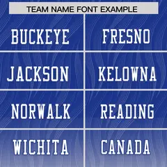 Royal Cream Gradient Outdoor Flag Football Jersey 3