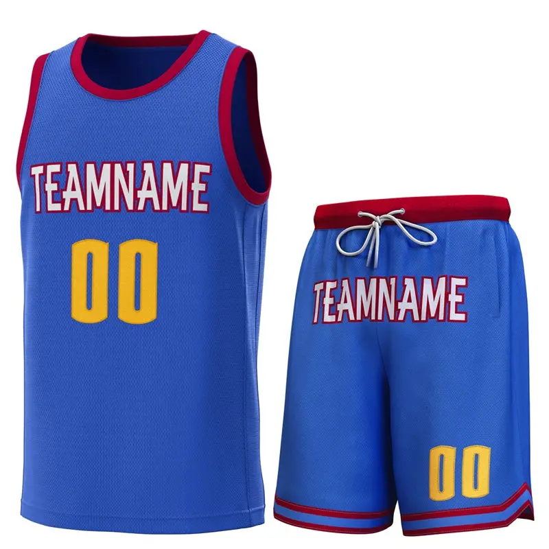 Royal Crimson Classic Sets Basketball Jersey