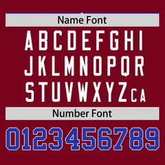 Royal Crimson Pinstripe Raglan Sleeves Baseball Jersey 4