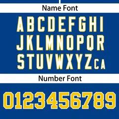Royal Gold Flame Graffiti Authentic Baseball Jersey 4