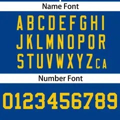Royal Gold Full Button Authentic Baseball Jersey 4