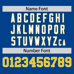 Royal Gold Raglan Sleeves Authentic Baseball Jersey 4